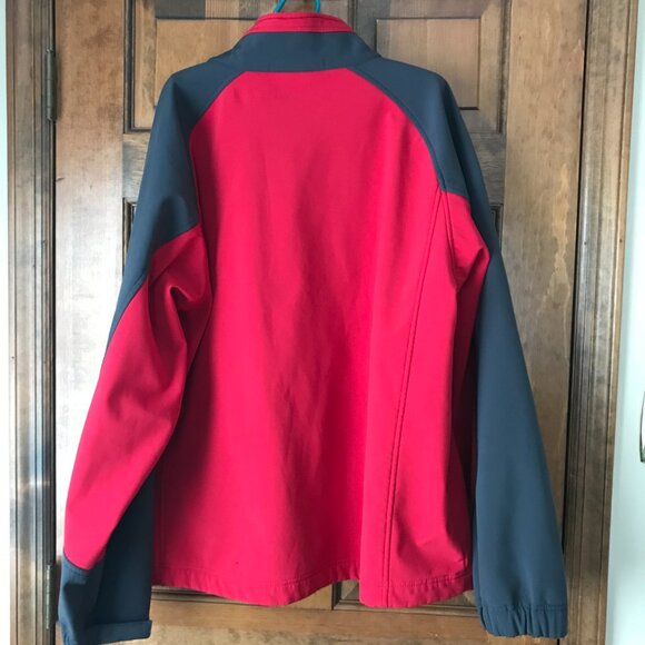 NordicTrack Red w/Dark Gray Zip-Up Fleece Lined Jacket X-Large - Picture 9 of 13